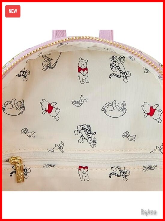 Loungefly Disney Winnie the Pooh Eeyore Friends Double Zipper Mini Backpack main image 5